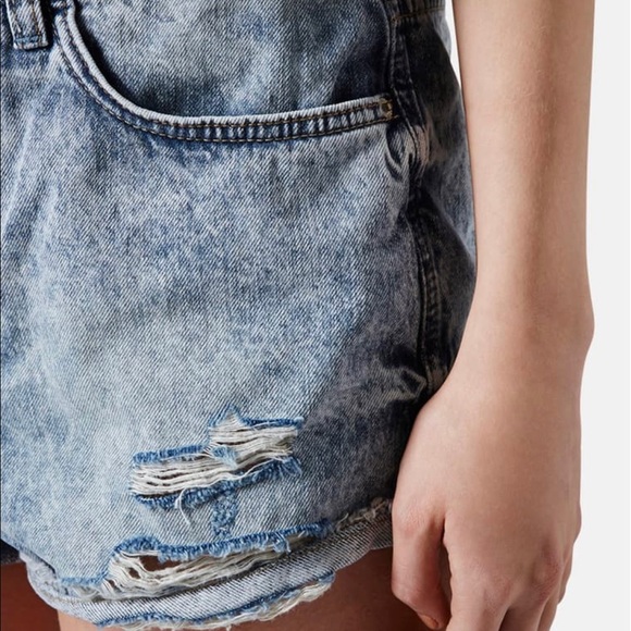 Topshop | Moto Hallie Jean Shorts - Picture 6 of 12